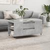 VidaXL Coffee Table Concrete Grey 102x44.5x50 Cm Engineered Wood 830992