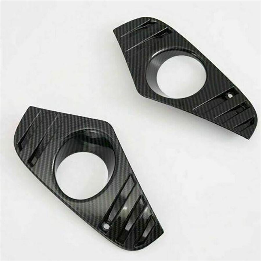 2*Цвет карбонового волокна АБС Накладка на крышку передней противотуманной фары Подходит для Toyota Rav4 2019-2021