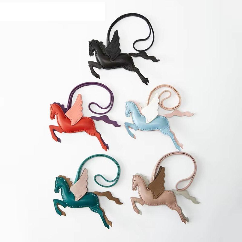 С брелоком-подвеской для сумки Pegasus, модные автомобильные подвески, брелок для ключей в виде лошади для дам