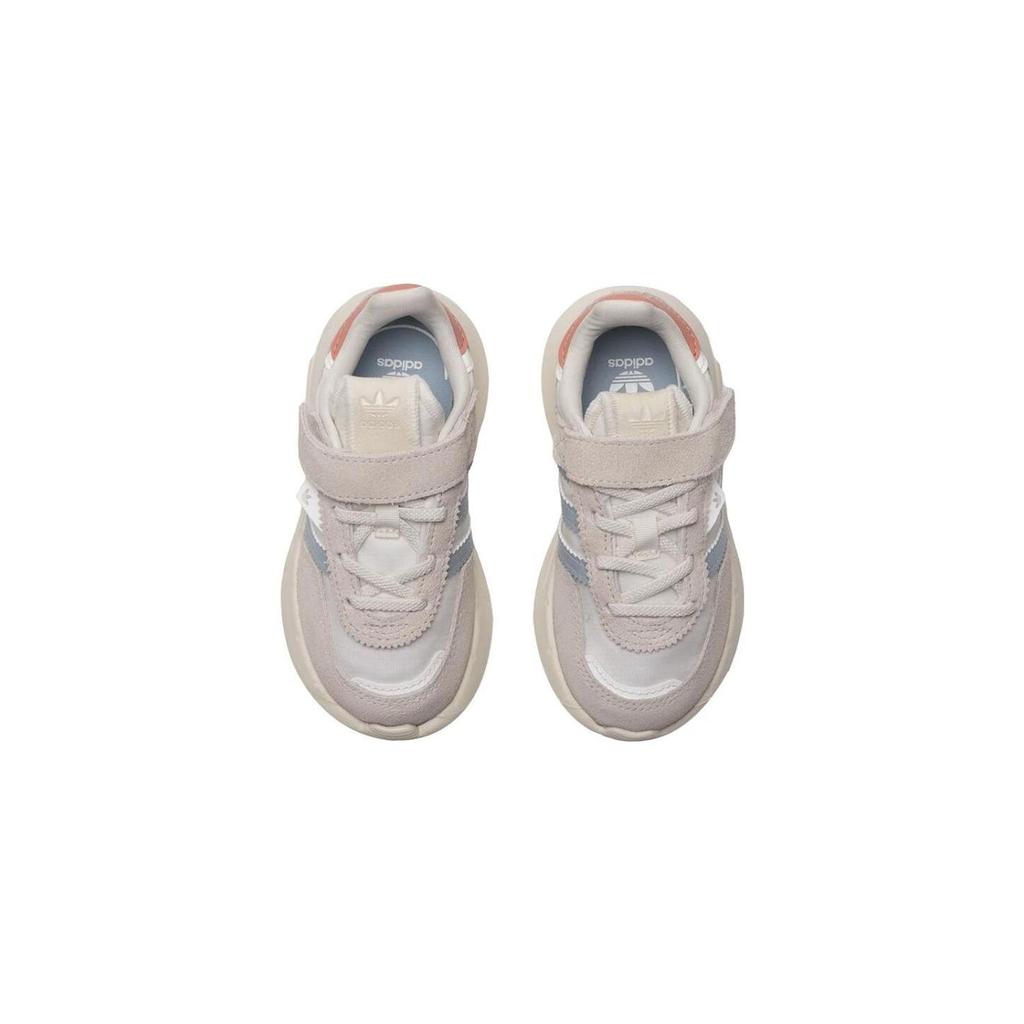 adidas Оригинальные Retropy F2 Повседневные Удобные Универсальные Амортизирующие Прочные Низкие Кроссовки для Ходьбы Детская Обувь Белый Коричневый IG0751