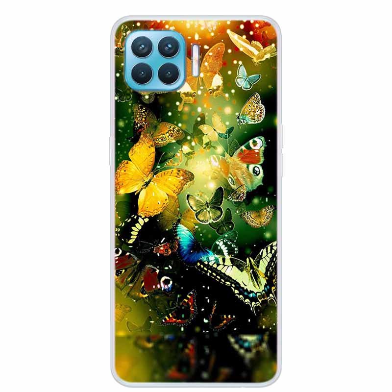 Чехол для OPPO Reno4 Lite Reno5 Lite, противоударный мягкий силиконовый чехол из ТПУ для OPPO Reno 5 4 Lite, чехлы для телефонов, чехол с милым мультяшным рисунком