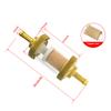 Motorcycle Universal Aluminum Alloy Sheel Copper Core Oil Filter Fit For Dirt Pit Bike Gasline Fuel Filter
