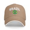 Бразильская Футбольная Команда Футбол Бразильский Флаг Бейсболки Snapback Бейсбольные Кепки Дышащие Повседневные Кепки для Мужчин и Женщин