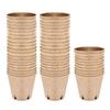 50 Pcs Seeds Starter Pots Biodegradable Plant Nursery Pots Garden Organic Planter