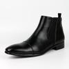 Plus-size Men's Shoes Vintage Chelsea Men's Boots Autumn Spring Men Ankle Boots D607