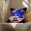 Cool Character SSonic The Hedgehog Pillow Case Pattern Printed Pillowcase for Living Room Sofa Cushion Cover Bedroom Decor