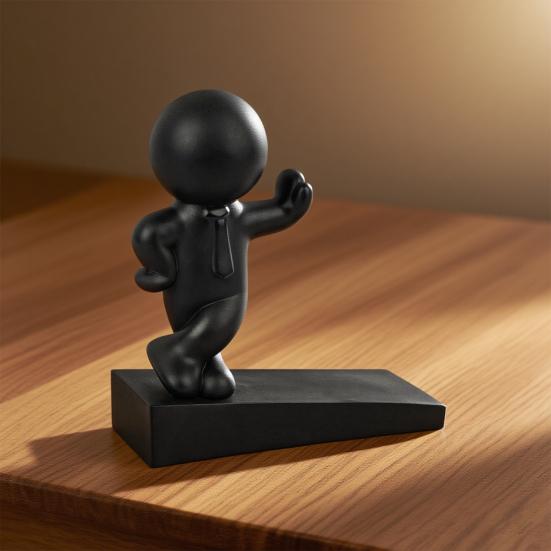 Мультяшный Человек Стопор для Двери Клин Защита Стены Противоскользящий Ветрозащитный Без Сверления Защита от Столкновений Ковер Плитка Бетонный Деревянный Пол Дверной Стопор