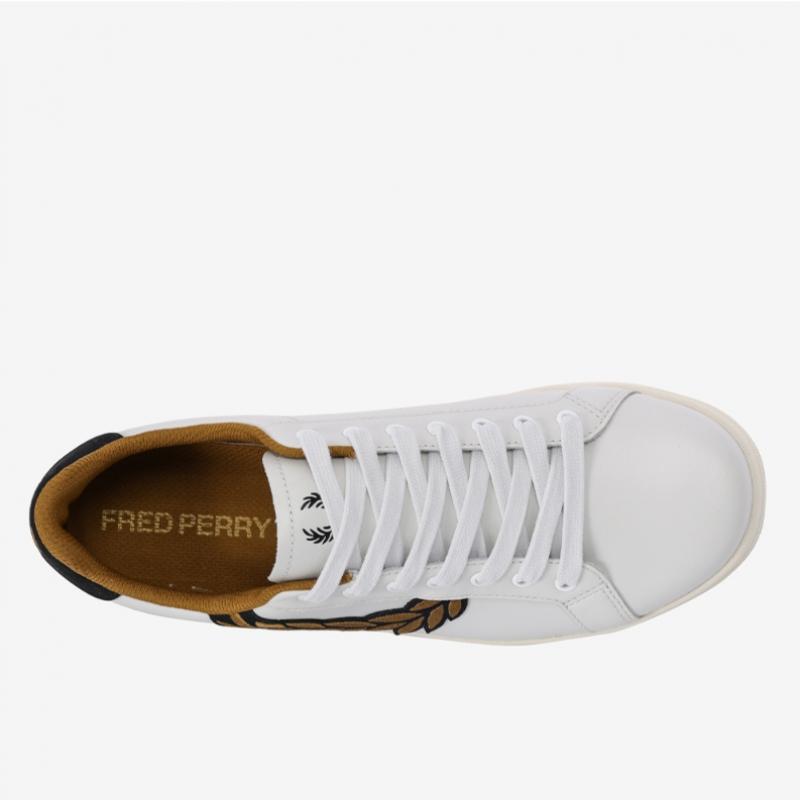 Fred Perry Мужские Кроссовки S B721 Кожаные Фирменные