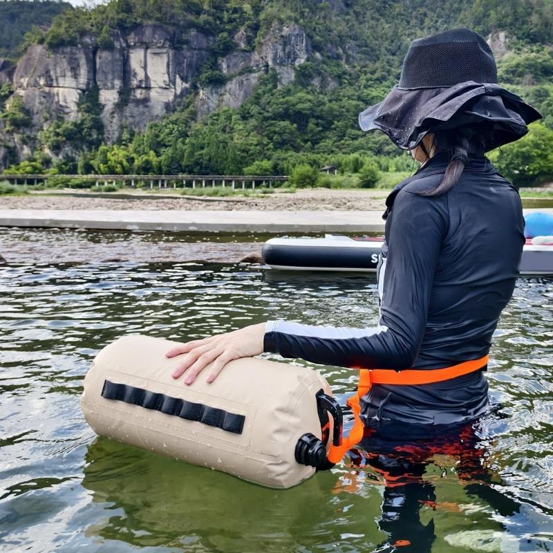 Quick Inflation 10kg Swimming Buoy Bag Open Water Training Recreation Bright Color Floating Dry Bag Surfing Safety Tow Float Towing Buoy Gear