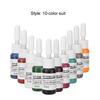 10 шт 80 г чернила для татуировки гигиенические долговечные синтетические чернила для татуировки в бутылке для кожи