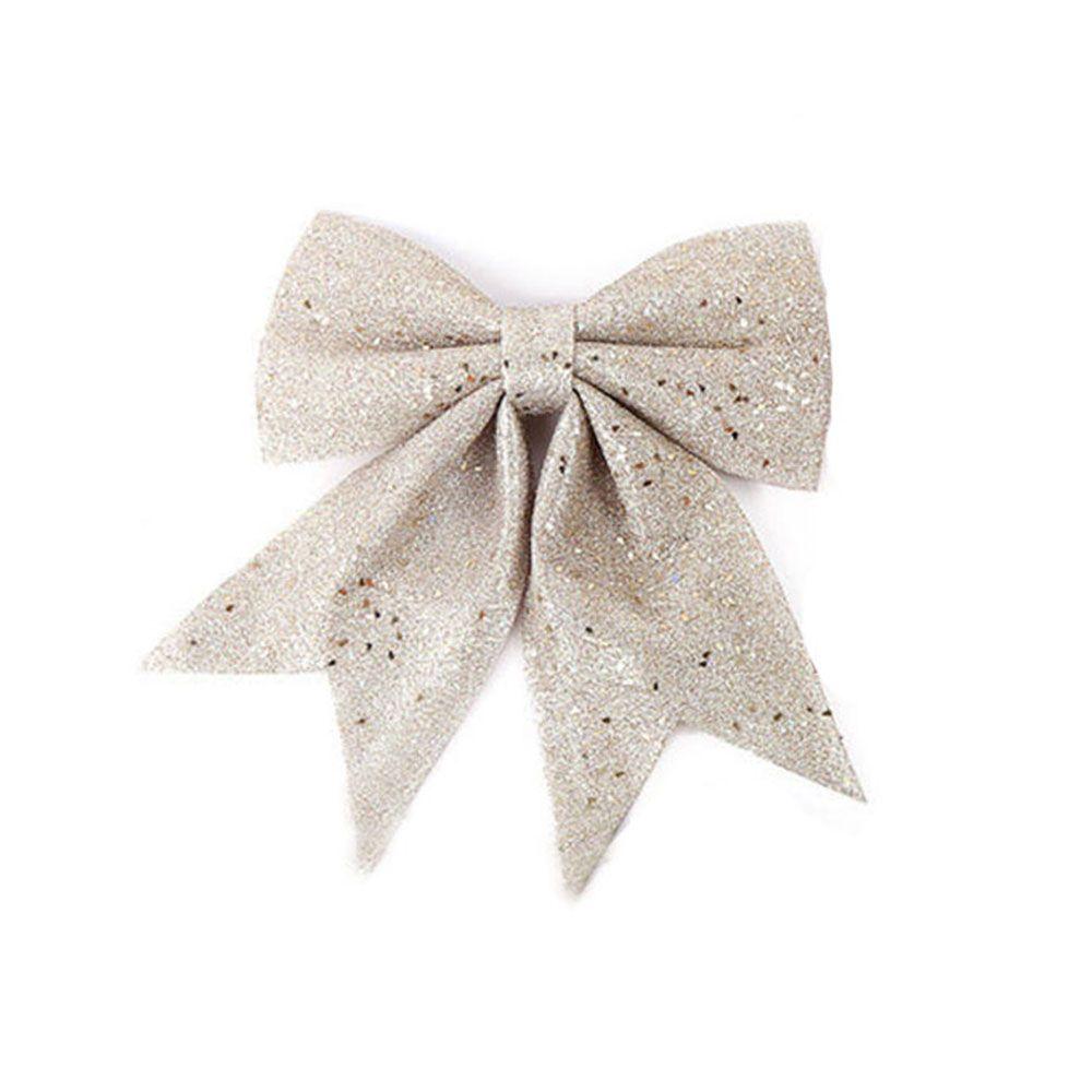 Hanging Decoration Pearl Cotton Gold Powder Bowknot Large Gold Shiny Bow Christmas Bow Big Bow-Tie