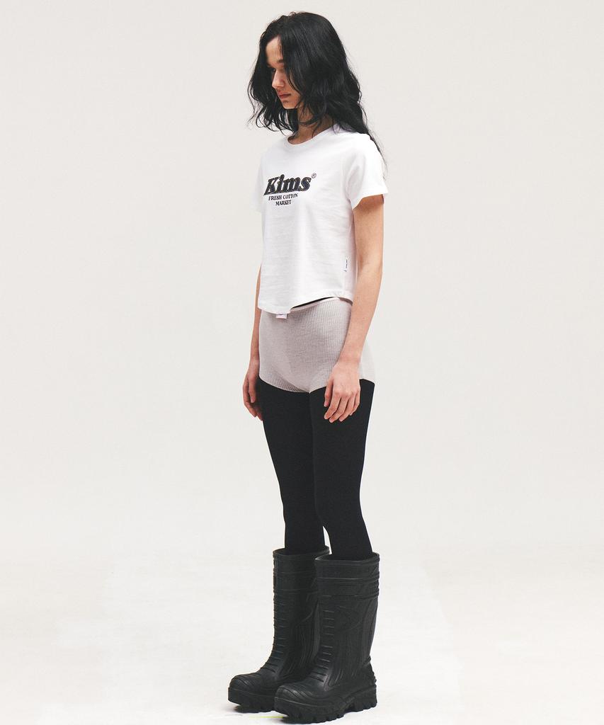 Kimseupeulesikoteunmakes Футболка с аппликацией Bam Denim Белый