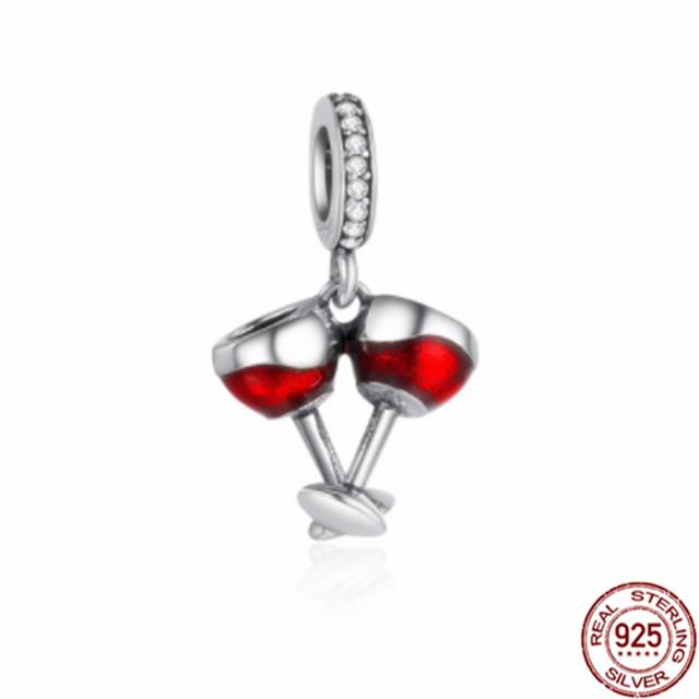 Новый Стерлингового Серебра 925 пробы Fortune Cat & Good Fortune Карп Рыба Висячие Подвески Fit Sweet Fashion Браслет Женский Ювелирные Изделия Своими Руками