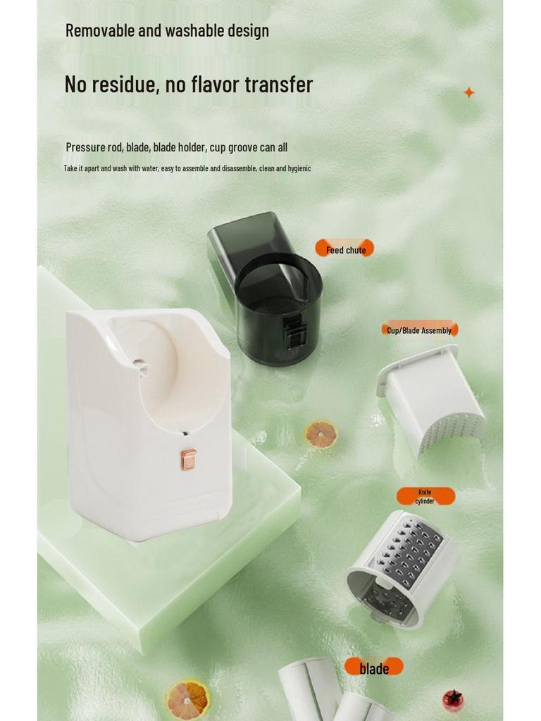 Овощерезка "Торнадо": Автоматическая многофункциональная терка, шинковка и кубикорезка для домашней кухни