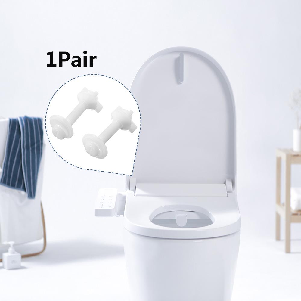 1Pair Hardware Easy Installation Repair Tools Bolts Bathroom Nut Fixing Screws Toilet Seat Hinges