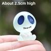 Miniature Resin Ghost Figurine With Glow Effect For Home Decor Enthusiasts