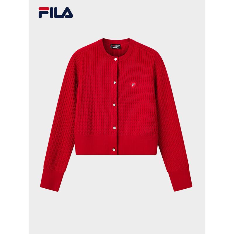 Fila Женский вязаный свитер цвета румяна