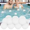 6 шт. губчатых фильтр-шариков, многоразовые губчатые шарики для устранения накипи, моющиеся плавающие шарики для поглощения масла, для удаления накипи в бассейне джакузи