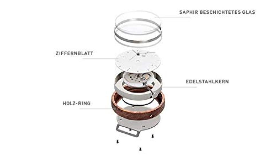 Часы KERBHOLZ HILDE из натурального дерева WHIL1347 импортные [Kerbholz] женские [Обычный продукт]