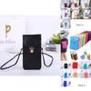 Classic Leather Women Cell Phone Wallet Pocket Purse With Shoulder Bags