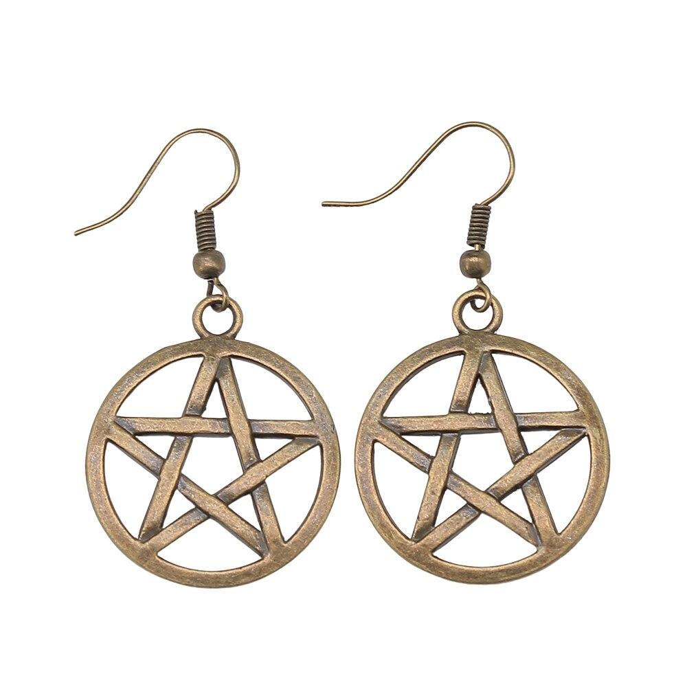 1 пара подвесок со звездами и луной для женщин, модные серьги, висячие серьги