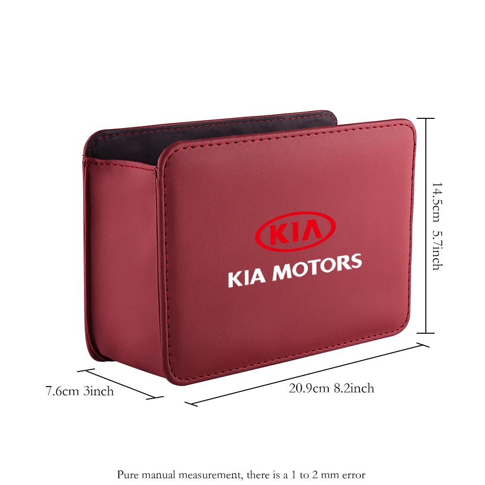 2026 Hot Car Sticker Car Seat Back Car Door Storage Bag Auto Organizer For KIA Sportage Ceed Sorento Cerato Optima Picanto Rio S