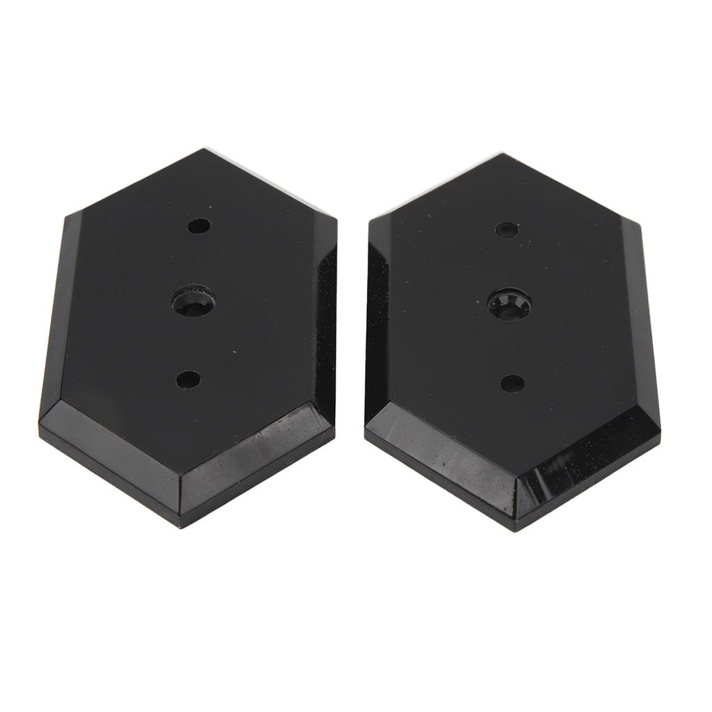 2 Sets Skateboard Hanger Wall Mounting Deck Rack Skateboarding Display and Storage Mount Kit Black