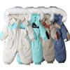 Snowsuit for Kids Toddler One Piece Snowsuit Ski Suits Girls and Boys Hooded Waterproof Jumpsuits Overalls Winter Warm Snowboard Coat Outdoor Jackets