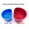 Коробка с силиконовым гелем для инъекций в стоматологической лаборатории на съемных лабораторных инструментах Denta для частичной работы