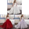 Childrens Princess Dress With Lace Patchwork For Girls