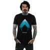 DC Comics Mens Aquaman Ocean Logo T-Shirt