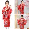 Bathrobe Gown Yukata Dress Cherry Blossom Pattern Cosplay Costume  Kids Boys Girls