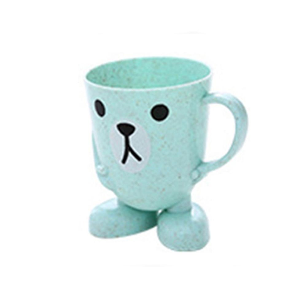 Милые дети мультфильм животных пластиковая щетка зубы мода ребенок зубная паста держатели зубных щеток пара чистка кружка рот чашка