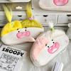 Zipper Afro-Hair Doll Pen Bag Large Capacity Soft Plush Pen Bag Pencil Case Holder  Cosmetic Bag