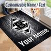 Custom Text Printed Rug Borussia Mönchengladbach Non Slip Floor Carpet For Home Room Decor