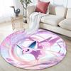 Mew,Round Area Rug,Carpet Rug for Living Room Bedroom Sofa Playroom Decor,Non-slip Floor Mat
