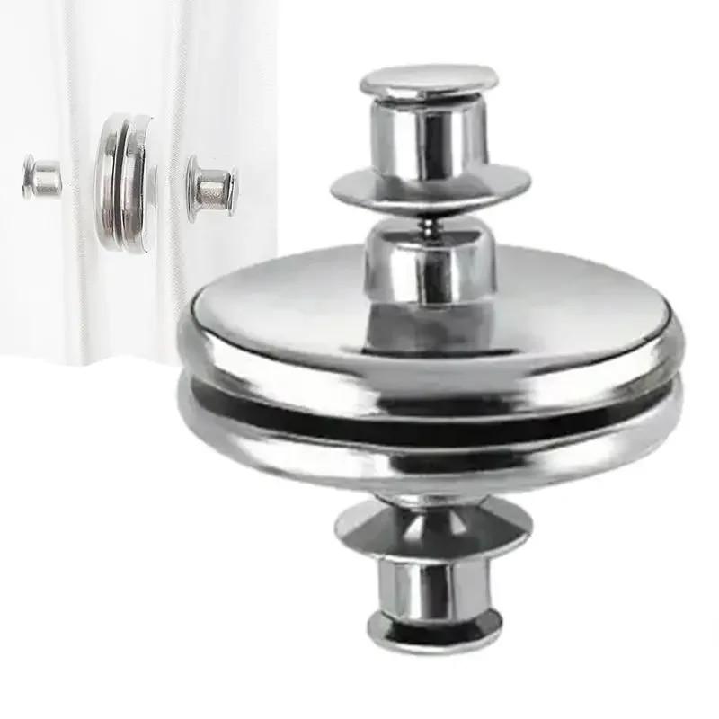 1-20PCS Curtain Magnetic Button Nail Free Detachable Window Curtain Close Magnet Buckle Drape Holders Magnetic Tiebacks