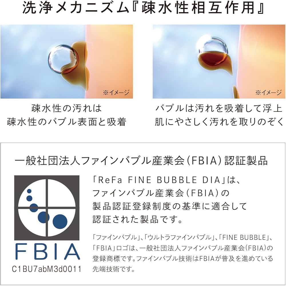 ReFa FINE BUBBLE DIA 120 мм Размер головки Устройство для очищения лица