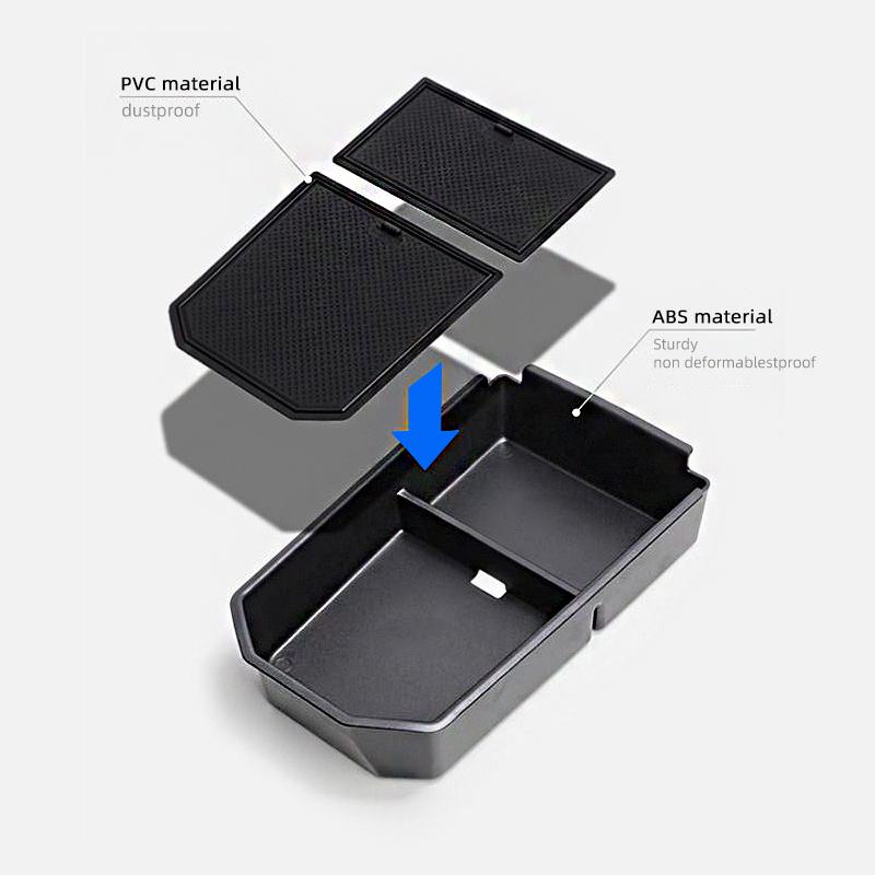 For BMW 5 Series Accessories i5 G60 G68 2024 2025 Center Console Armrest Box Organizer Tray Storage Box ABS Interior 520d 520i