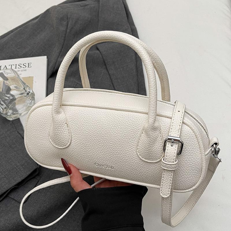 Популярная модная высококачественная портативная сумка-багет с узором личи, женская универсальная темпераментная нишевая повседневная сумка-мессенджер для поездок на работу