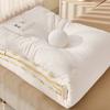 Одеяло из соевого волокна уровня безопасности для матери и ребенка, приятное к коже, теплое, осенне-зимнее, стеганое одеяло-наполнитель, однотонное мягкое стеганое одеяло
