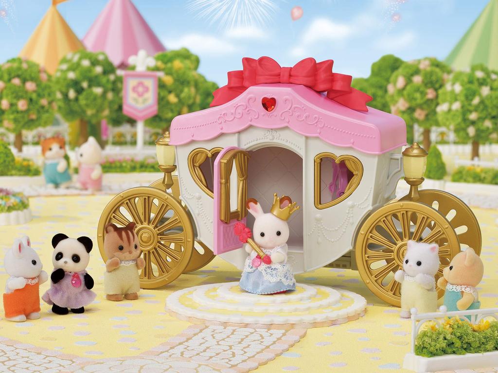 Sylvanian Families Amusement Park Attraction and Stylish Carriage ST Mark Certification For Ages 3 and Up Toy Dollhouse Sylvanian Families EPOCH