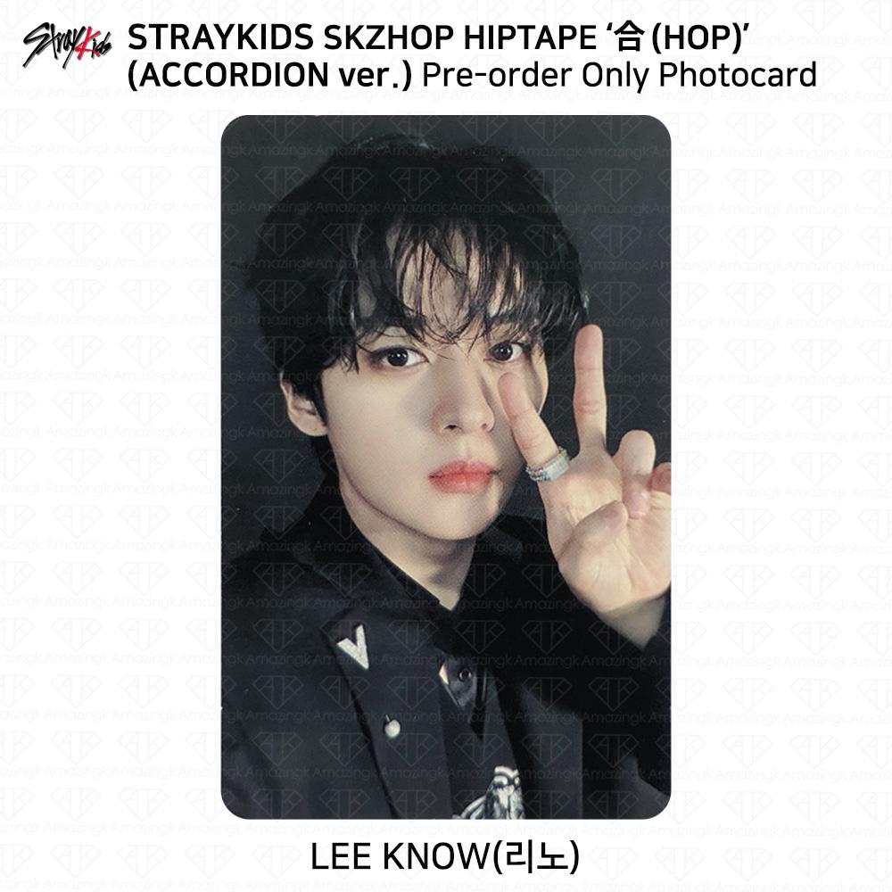 Stray Kids SKZHOP HIPTAPE HOP Аккордеон Официальная фотокарточка Unit Monochrome