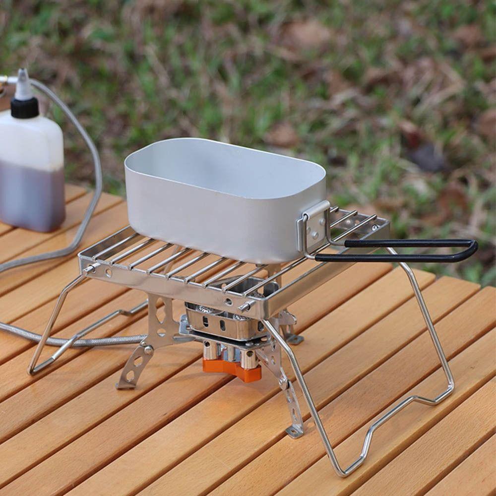 Устойчивая к коррозии складная подставка для гриля для кемпинга из нержавеющей стали, подставка для горелки для гриля, для улицы