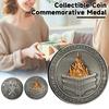 7/9 шт. монета Dumpster Flame Challenge двусторонняя резная металлическая памятная медаль медальон круглая коллекционная монета украшение для домашнего офиса