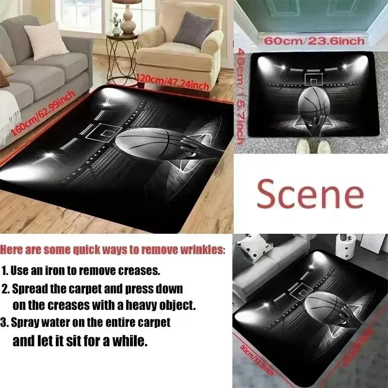 Ins Style Color Abstract Rug for Children's Crawling Mat Nordic 3D Printed Carpet Minimally Home Bedroom Hotel Modern Decor Mat