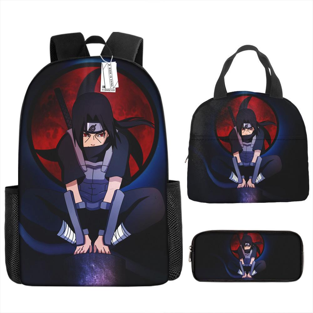 Рюкзак Наруто для учеников начальной школы 3-й 5-й 6-й класс детский рюкзак большой вместимости водоотталкивающий