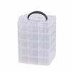Large Capacity Toy Car Display Shelf Transparent Design Necklace Organizer Case  Bead Organizer