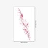 Burgundy Gradual Change Butterfly Tattoo Sticker, Waterproof And Long-Lasting, Gentle Arm Model, Simulated Tattoo Sticker