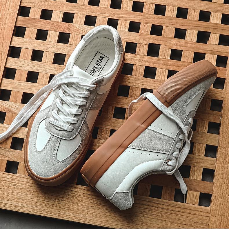 Весенние дышащие толстые уличные туфли мужские повседневные осенние рабочие туфли на мягкой подошве женские слипоны 36-45